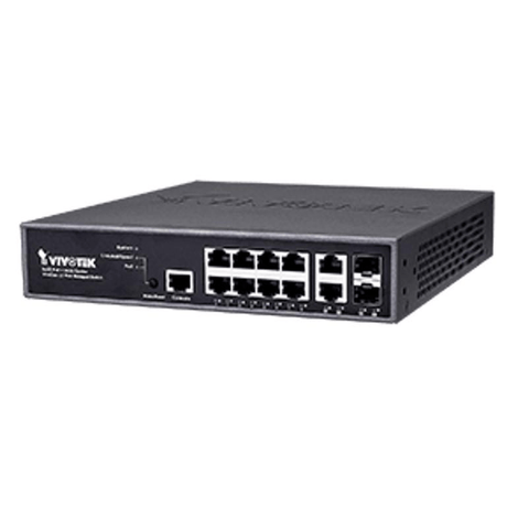 Vivotek 8-Port VivoCam L2+ Managed PoE Switch VIVOTEK AW-GEV-107A-130