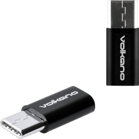 Volkano Micro Adapter Series Type C to Micro USB VK-20037-BK