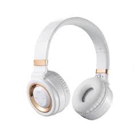 Volkano Bluetooth Headphones Lunar Series White & Rose Gold VK-2004-WTGD