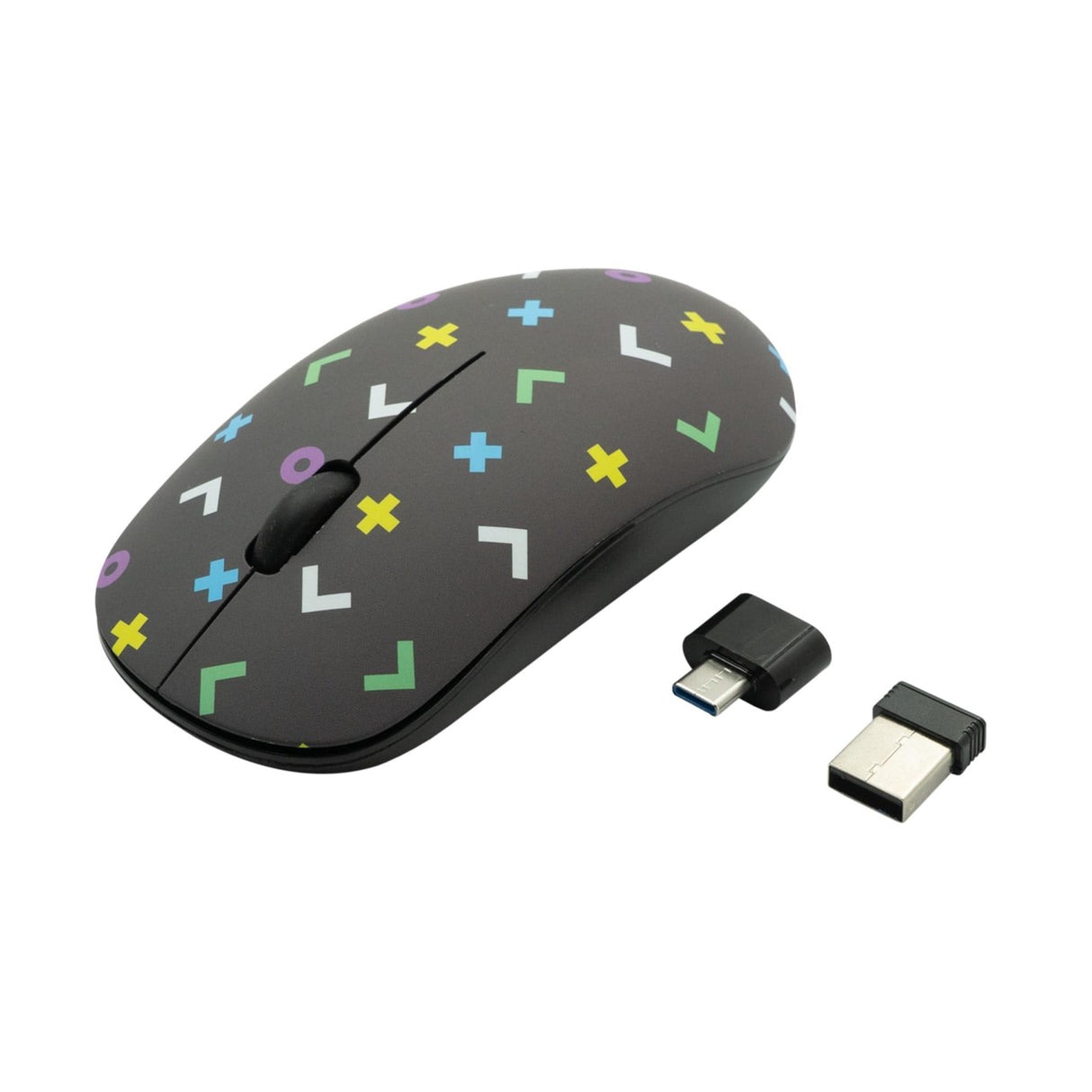 Volkano Tag Series 2.4G Wireless Optical MouseUSB Type C Geo VK-20180SA-GEO