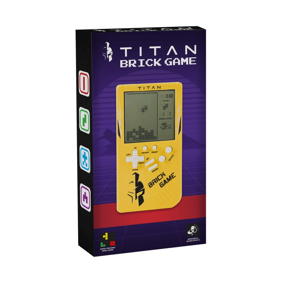 Titan Brick Game Portable - Yellow VW906Y