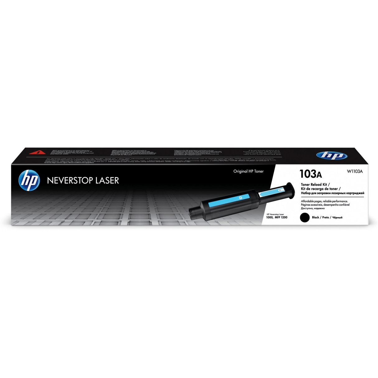 HP 103A Black Toner Cartridge 2,500 Pages Original W1103A Single-pack