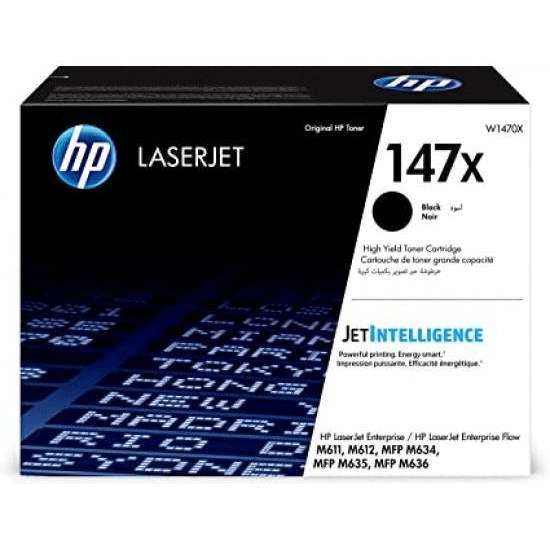 HP 147X Black Toner Cartridge 25,200 Pages Original W1470X Single-pack