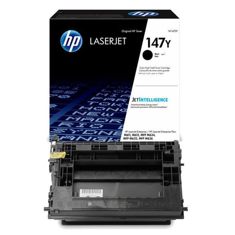 HP 147Y Black Toner Cartridge 42,000 Pages Original W1470Y Single-pack