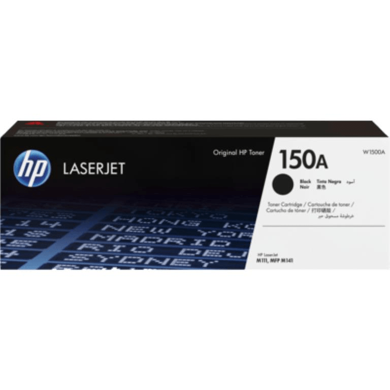 HP 150A Black Toner Cartridge 975 Pages Original W1500A Single-pack