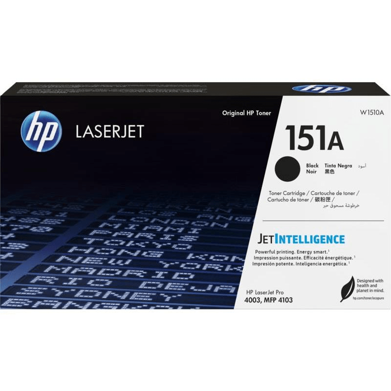 HP 151A Black LaserJet Toner Cartridge Original W1510A Single-pack