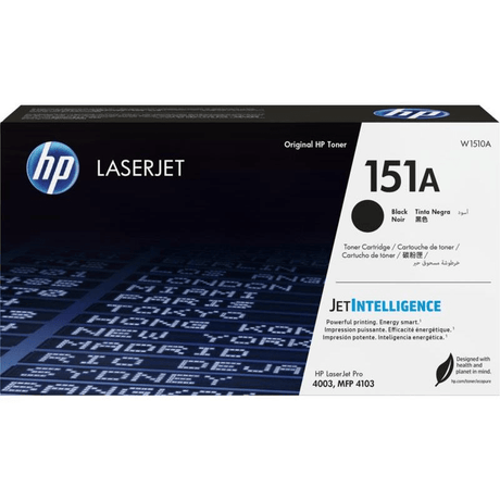 HP 151A Black LaserJet Toner Cartridge Original W1510A Single-pack