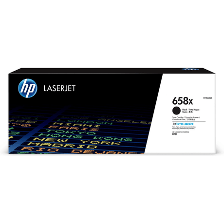 HP 658X Black Toner Cartridge 33,000 Pages Original W2000X Single-pack