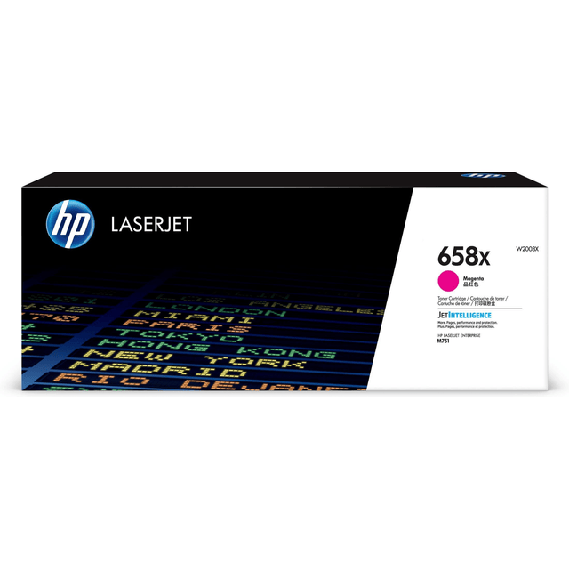 HP 658X Magenta Toner Cartridge 28,000 Pages Original W2003X Single-pack