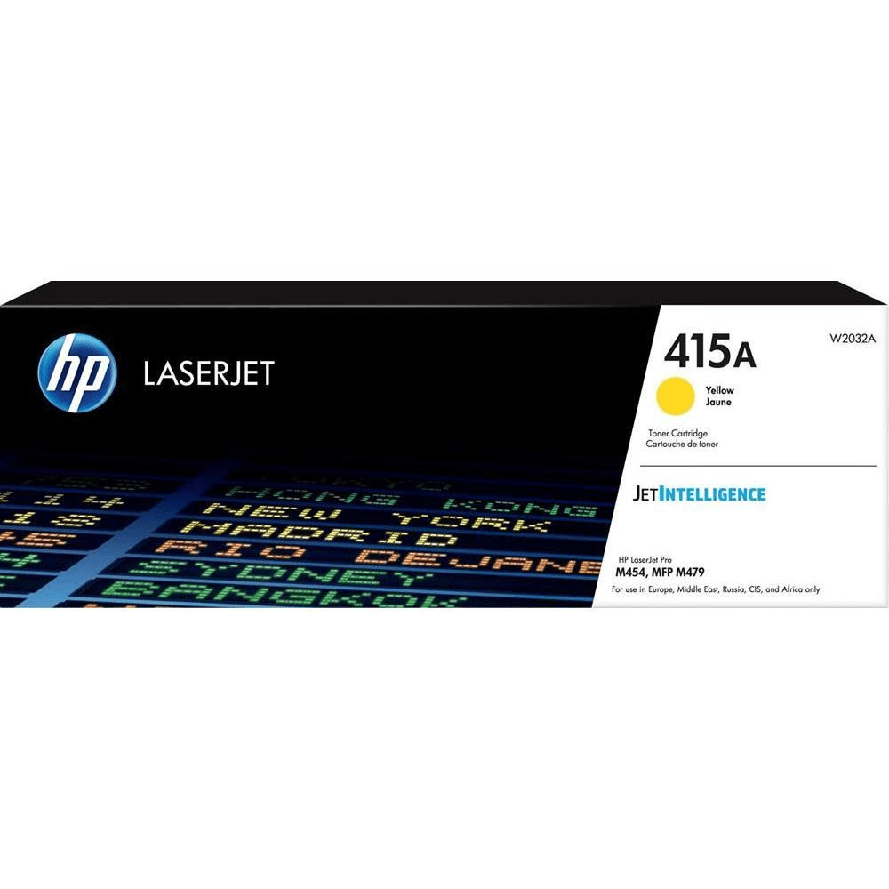 HP 415A Yellow Toner Cartridge 2101 Pages Original W2032A Single-pack