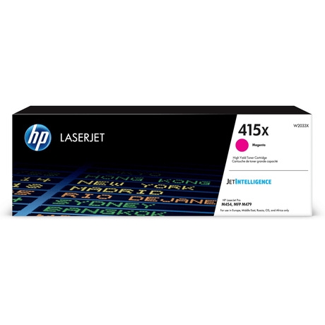 HP 415X Magenta Toner Cartridge 6,000 Pages Original W2033X Single-pack