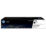 HP 117A Black Toner Cartridge 1,000 Pages Original W2070A Single-pack