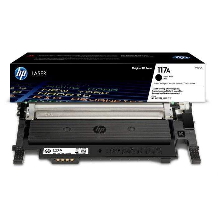 HP 117A Black Toner Cartridge 1,000 Pages Original W2070A Single-pack