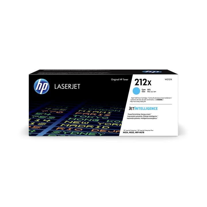 HP 212X Cyna Toner Cartridge 10,000 Pages W2121X Original Single - pack