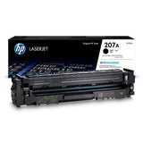 HP 207A Black Toner Cartridge 1350 Pages Original W2210A Single-pack