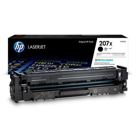 HP 207X Black Toner Cartridge 3150 Pages Original W2210X Single-pack