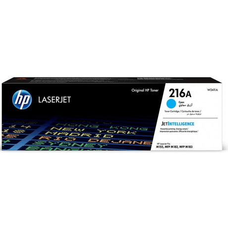 HP 216A Cyan Toner Cartridge 850 Pages Original W2411A Single-pack