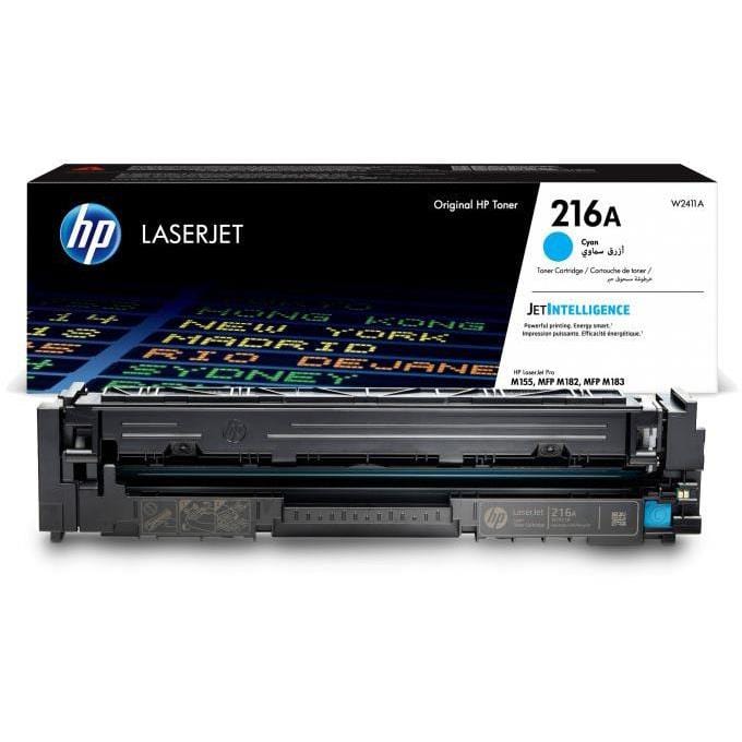 HP 216A Cyan Toner Cartridge 850 Pages Original W2411A Single-pack