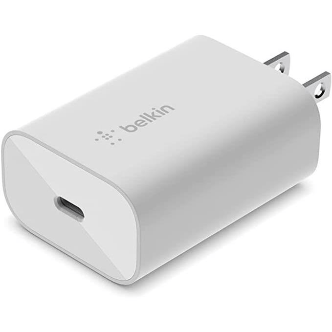 Belkin 25W USB-C PD Wall Charger - White WCA004VF1MWH-B6