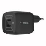 Belkin BoostCharge Pro Dual 45W USB-C GaN Wall Charger with PPS Black WCH011VFBK