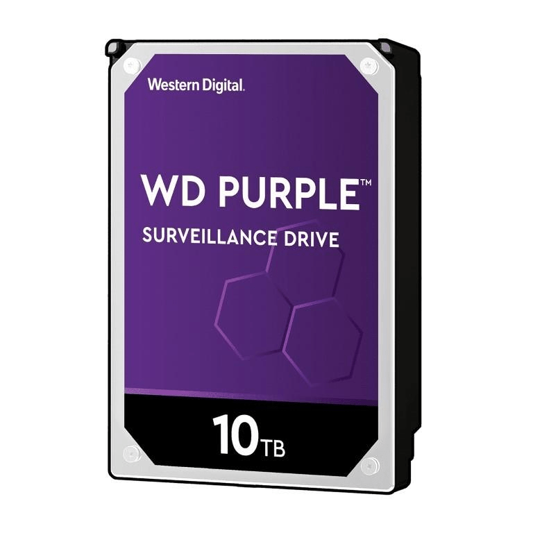 WD Purple 3.5-inch 10TB Serial ATA III Internal Surveillance Hard Drive WD102PURZ
