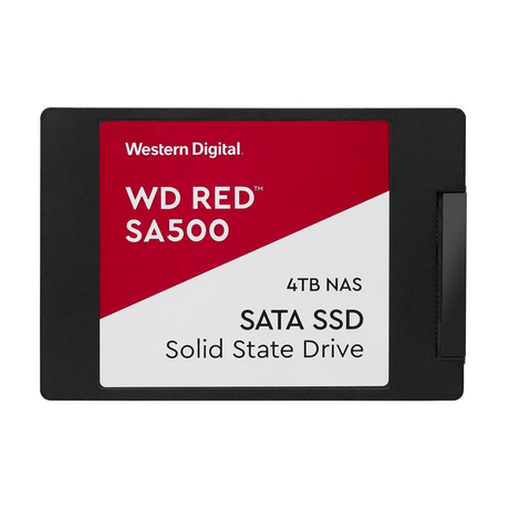 WD Red SA500 2.5-inch 4TB Serial ATA III 3D NAND Internal NAS SSD WDS400T1R0A