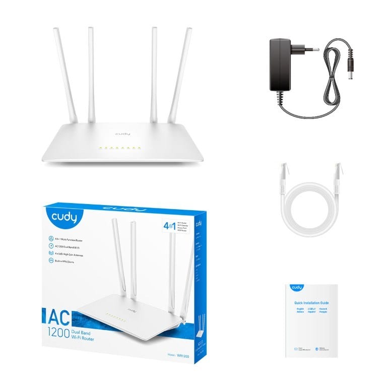 Cudy AC1200 Wifi Router WR1200