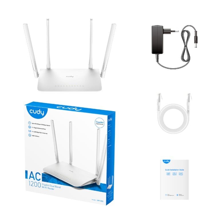 Cudy AC1200 Gigabit Wifi Mesh Router WR1300