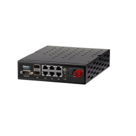 Netonix 6-port PoE Managed Switch with 2-port SFP Uplink WS-8150-DC