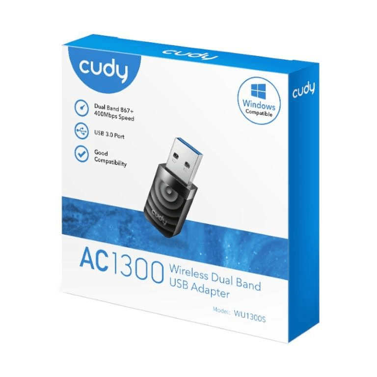 Cudy 1300Mbps High Gain Wifi Adapter WU1300S