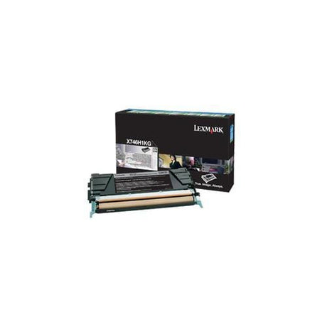 Lexmark X746H1KG Black Toner Cartridge 12,000 Pages Original Single-pack