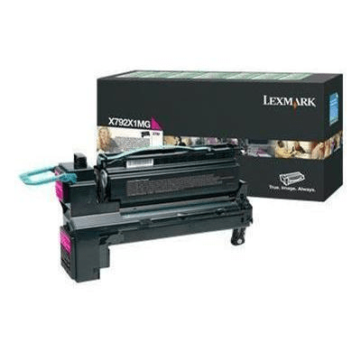 Lexmark X792X1MG Magenta Toner Cartridge 20,000 Pages Original Single-pack