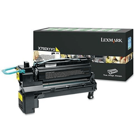 Lexmark X792X1YG Yellow Toner Cartridge 20,000 Pages Original Single-pack