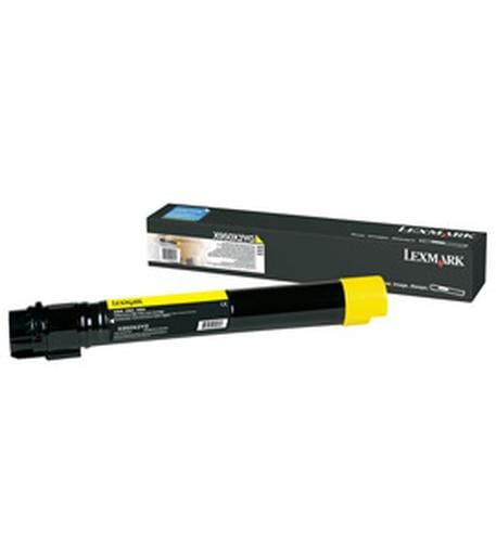 Lexmark X950X2YG Yellow Toner Cartridge 24,000 Pages Original Single-pack