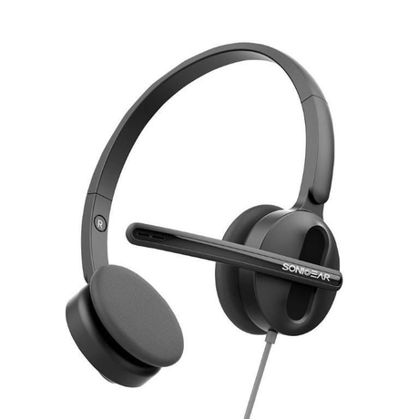 SonicGear Xenon 3U USB Headset with Microphone Dark Grey XENON3UGRY