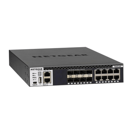 Netgear M4300-8X8F Managed Switch L3 10-Gigabit Multi-Gigabit Ethernet 1U Black XSM4316S-100NES