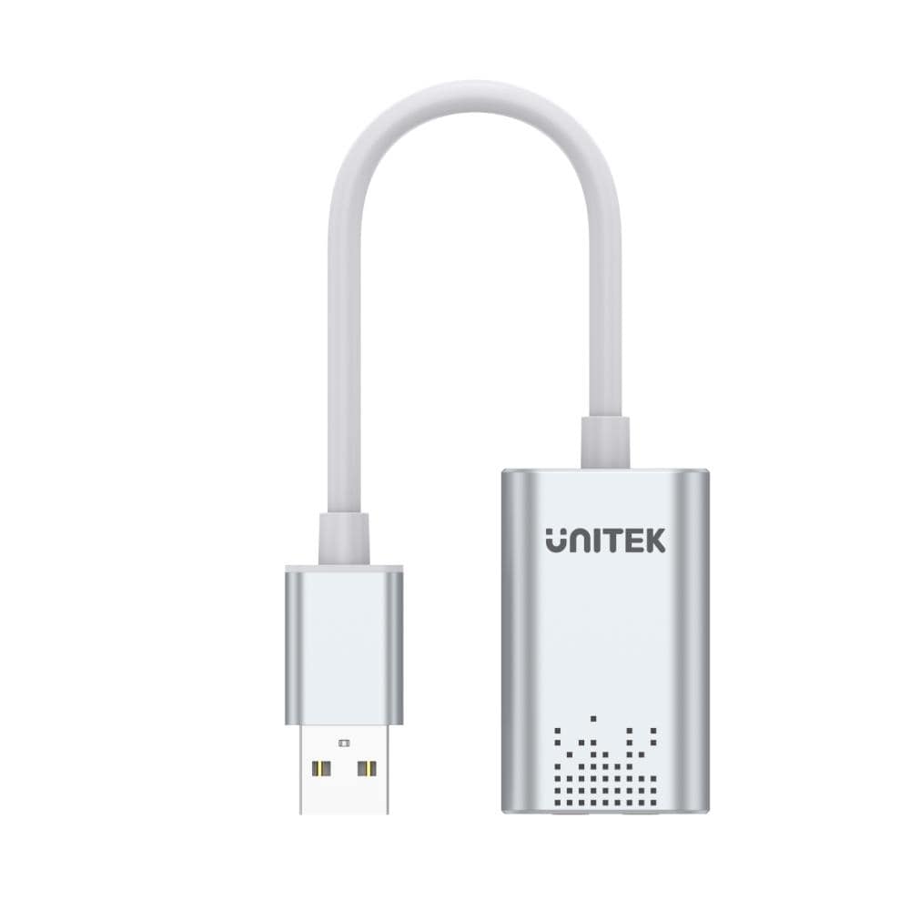 Unitek USB 2.0 External Sound Card Adapter for Stereo Audio Y-247A