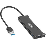 Unitek USB3.0 4-port Hub Black Y-3145BK