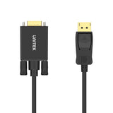 Unitek 1.8m DisplayPort to VGA Cable Y-5118F