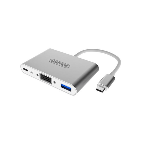 Unitek USB3C 1-port USB3.0 2-port USB2.0 VGA Y-9102