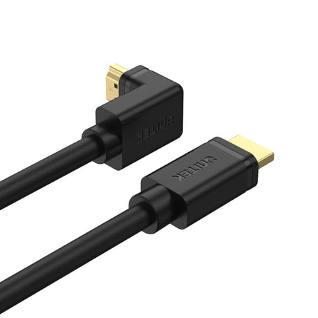 Unitek 2m 4K 60Hz High Speed HDMI 2.0 Right Angle 90-Degree Cable Y-C1001