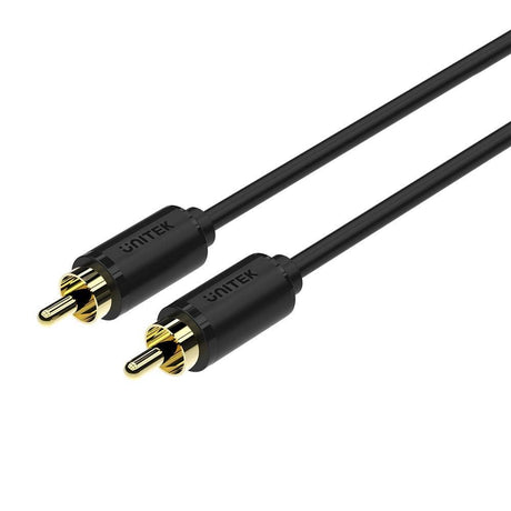 Unitek 5m 2RCA to 2RCA Male to Male Cable Y-C948BK