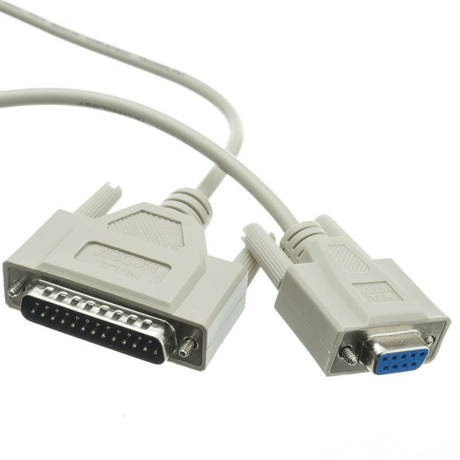 Unitek 2m Db9F -Db25m Serial Printer Cable Y-M09A